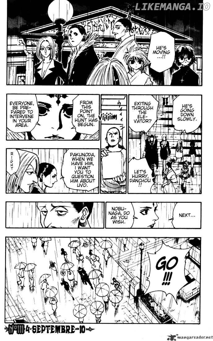 Hunter x Hunter, Chapter 111 image 01